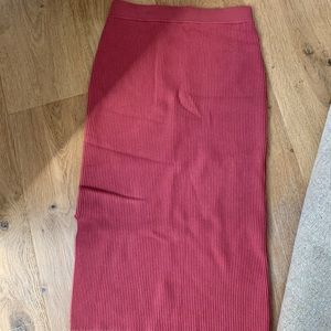 Old Navy rib knit midi skirt XS